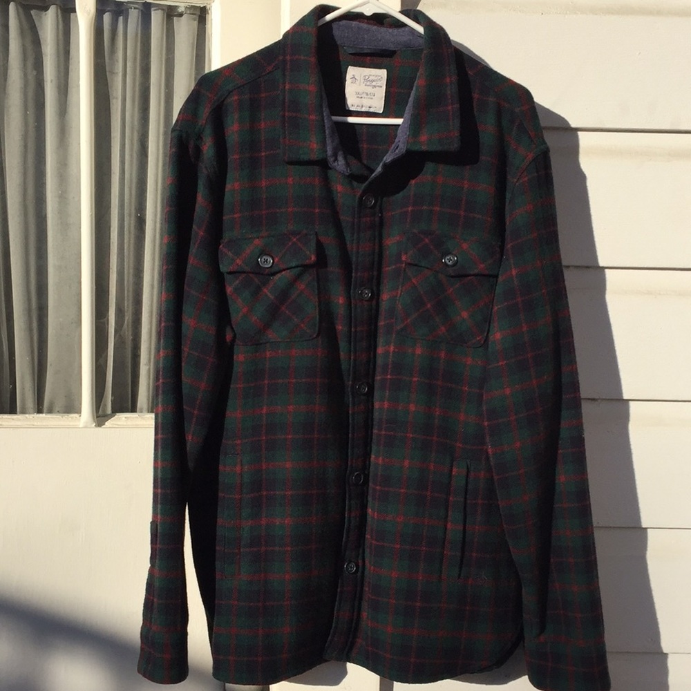 Super Attractive Plaid Shirt-Jacket Men's size XXL - Picture 4 of 13